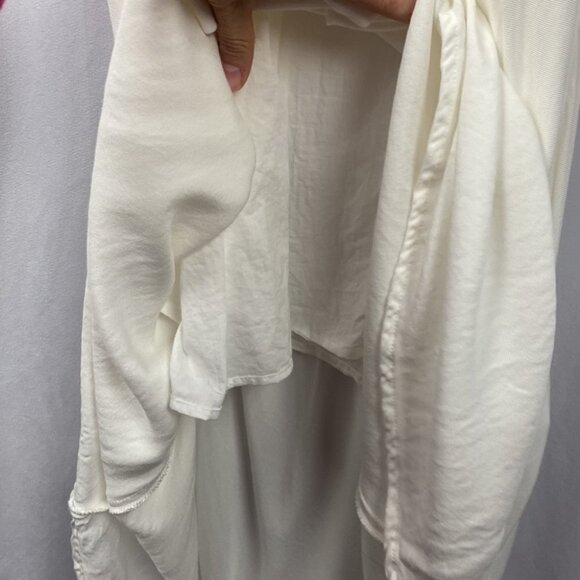 Bardot Revolve Ibiza Cutout Midi Dress In White Solid - Size US 4 - Picture 13 of 13